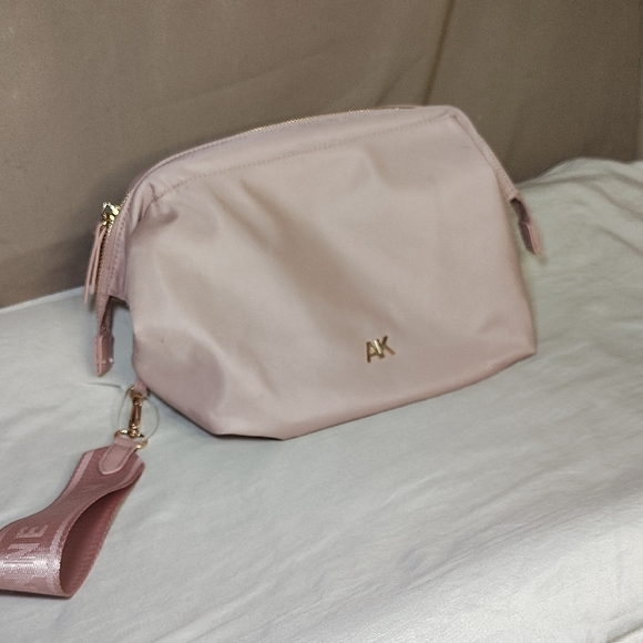 Anne Klein Soft Pink Cosmetic Bag - Picture 1 of 12